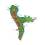 Map of Aberdare National Park in Kenya