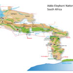 Map of Addo Elephant National Park in South Africa