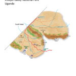 Map of Kidepo Valley National Park in Uganda