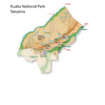 Map of Ruaha National Park in Tanzania