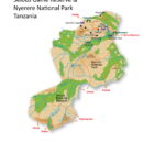 Map of Selous Game Reserve & Nyerere National Park in Tanzania